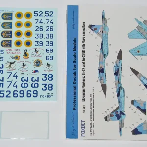 Bon Marché FOXBOT 48-094 Ukrainian Su-27 and Su-27UB with Flora Camouflage