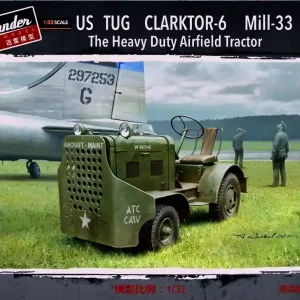 Thunder Models 32001 US Tug Clarktor-6 Mill-33 - The Heavy Duty Airfield Tractor Populaire