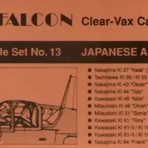 Satisfait Ou Remboursé Falcon Model V1372 Japanese WWII Army Air Force
