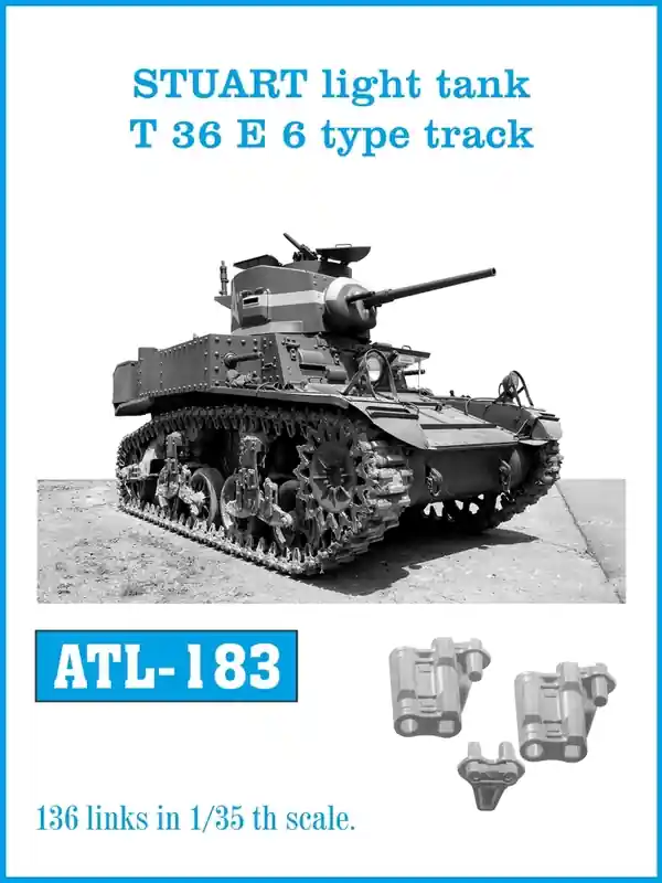 Seulement Aujourd'hui FriulModel 183 Tracks for Stuart light tank T 36 E 6 type track