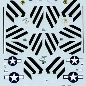 Prix Bas Microscale 72825 Republic P-47 N Thunderbolt (2 schemes)