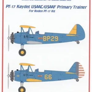 Super Prix Starfighter Decals 32003 Stearman PT-17/N2S-3 Kaydet (for ICM and Roden kits)