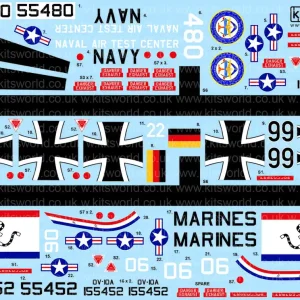 Kits World 132118 North-American/Rockwell OV-10 A/B Commande En Gros