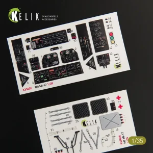 Haute Qualité KELIK K35005 Mi-17 NATO Black version interior