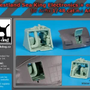 Affaire À Saisir Black Dog A48203 Westland Sea King Electronics + Engine (For Airfix)