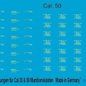 Produit De Marque Peddinghaus-Decals 4465 Modern Markings For Cal 30 & Cal 50 Ammunition Boxes