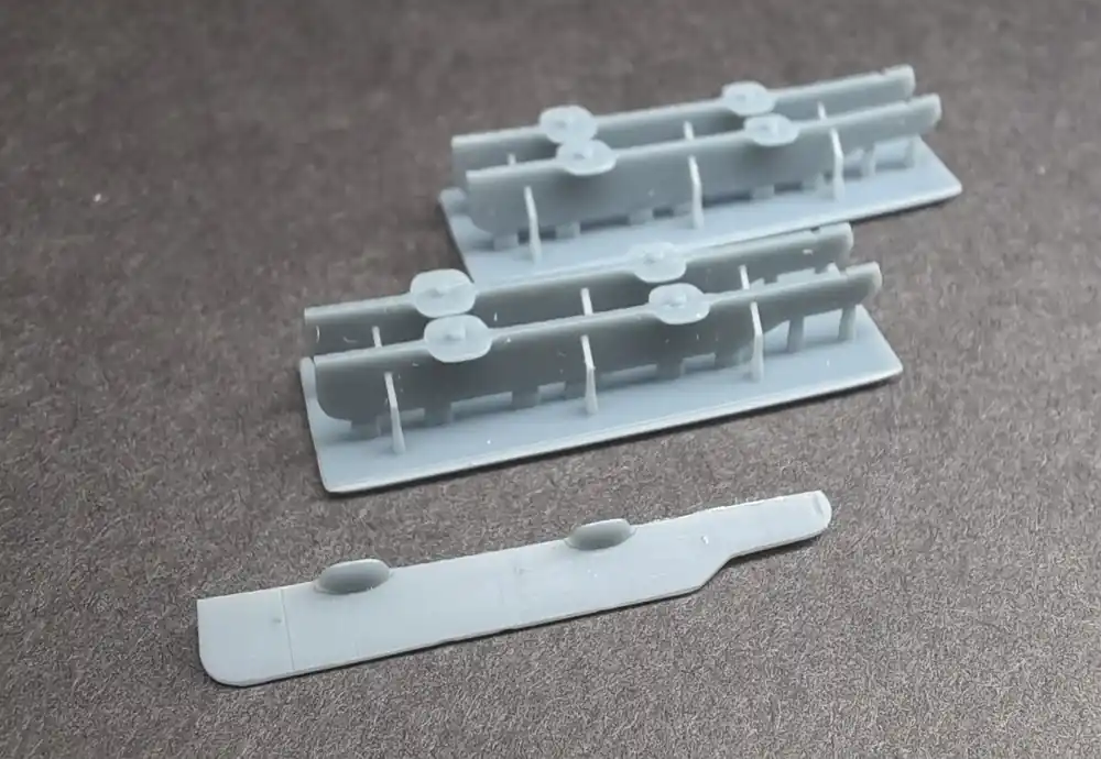 rise144models 047 Harrier GR.5 / GR.7 / GR.9 - Air Flow Deflectors (for Revell and Dragon kits) Prix Promo