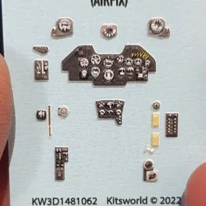 Expédié Aujourd'hui Kits World 3D1481062 Gloster Meteor F.8 - 3D Full colour Instrument Panels (for Airfix kits)