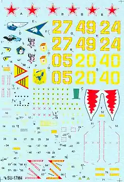 Hi-Decal Line 48011 Su-17M4 Fitter K Offre Exclusive