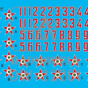 Acheter Direct HAD Models 32001 Hungarian National Insignias and Numbers (1950-1990) Dry-Water Decal Sheet