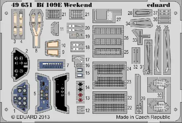 Super Prix Eduard 49651 Bf 109E Weekend EDUARD