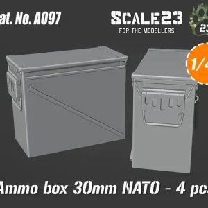 Remise Scale23 48-A097 Ammo box 30mm NATO - 4 pcs