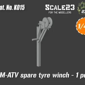 Scale23 48-K015 M-ATV spare tyre winch - 1 pc Jusqu'à Épuisement Des Stocks