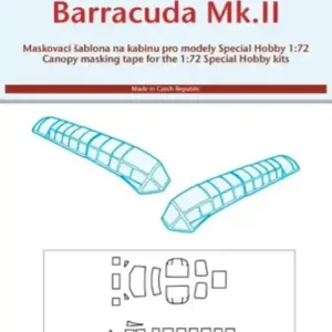 Marque Peewit 72083 Canopy mask for Barracuda Special Hobby
