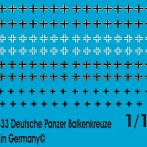 Prix Choc Peddinghaus-Decals 1333 German Tank Crosses