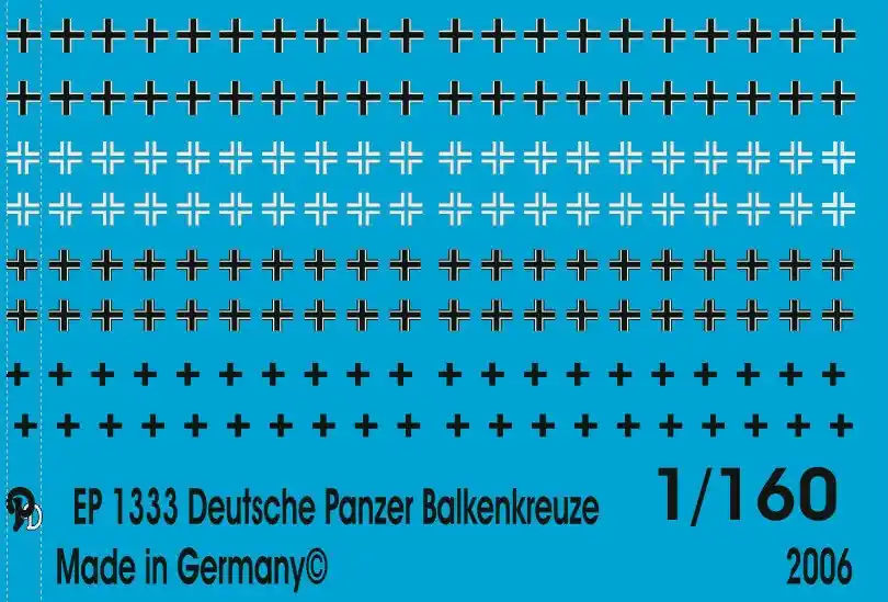 Prix Choc Peddinghaus-Decals 1333 German Tank Crosses