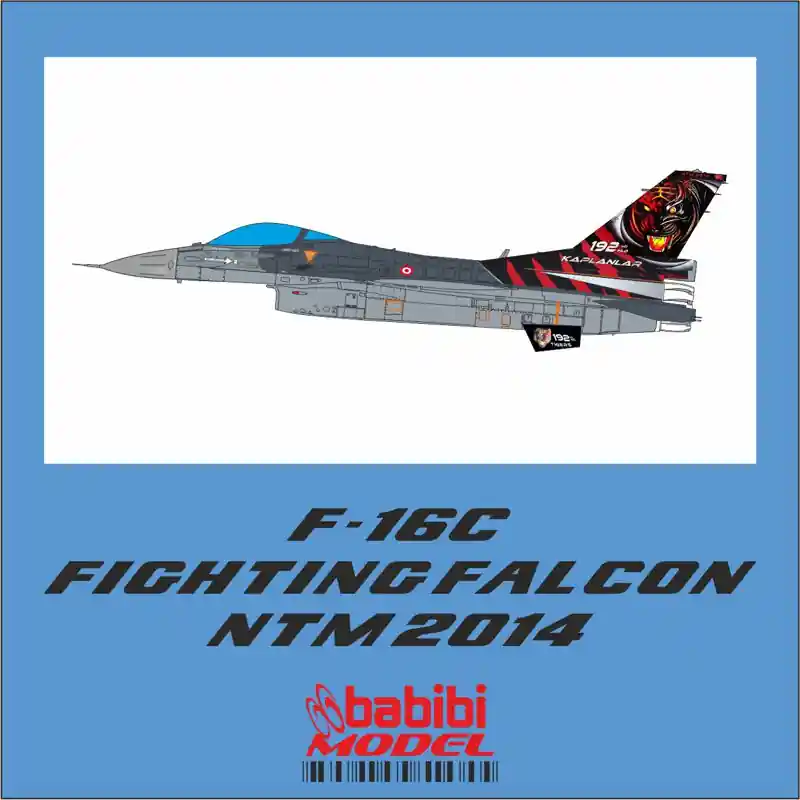 Paiement Sécurisé Babibi Models 01387 Lockheed-Martin F-16 C Fighting Falcon - NATO Tigermeet 2014