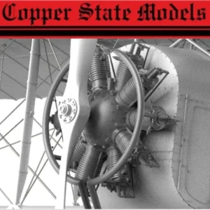 Copper State Models E32-006 Anzani 10-Cylinders Engine, 110HP Nouvelle Collection