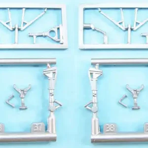 Scale Aircraft Conversions 14430 Boeing 737 700 / 800 / MAX - Landing Gear - Set for 2 planes (designed to be used with Zvezda kits) Usine Directe