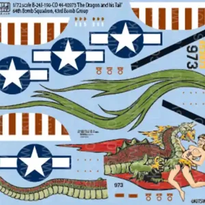 Commander Vite Kits World 172128 Consolidated B-24 J Liberator (‘Dragon and his Tail‘)