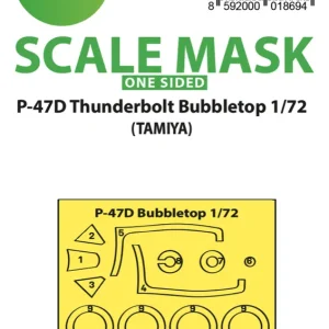 Art Scale Kit M72066 P-47D Thunderbolt Bubbletop one-sided express Commander Maintenant