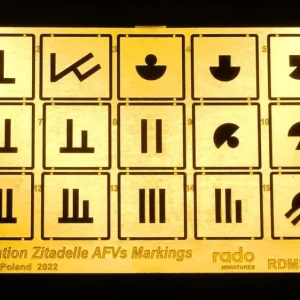 Rado Miniatures 35PE10 Operation Zitadelle AFVs Markings Kursk 1943 Nouvelle Collection
