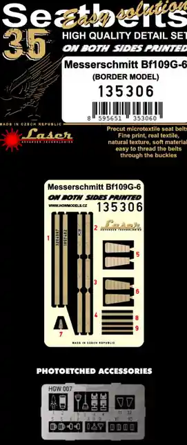 HGW Models 135306 Bf 109G-6 Prix Bas