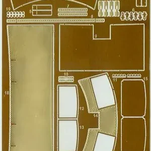 Part P35-133 Pz.Kpfw.VI Tiger I Ausf.E stowage bin Dragon Commande En Gros