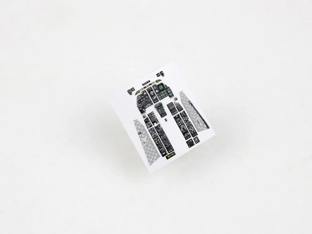 Nouvelle Collection Red Fox Studio QS-48148 Fairchild A-10 A Thunderbolt II - 3D Instrument Panels (for GWH Kits)