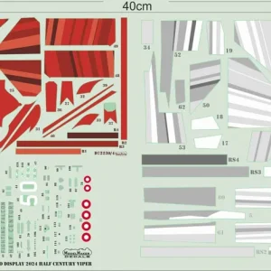 Model Maker Decals D72230 F-16 - Royal Danish Air Force, Solo Display 2024 Half Century Viper (For Revell) Promotion