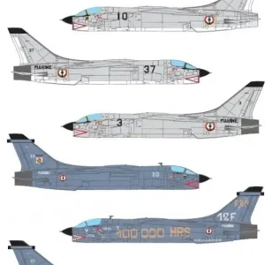 Top Vente Armycast ACD72035 F-8 FN/P Crusader - The "Last Gunfighter" In The French Navy Service