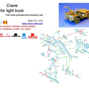 Minor 350003 Crane for ligth truck Marque