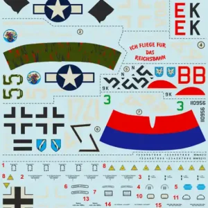 Commander Vite Print Scale 48-100 Messerschmitt Me-262 "Schwalbe"