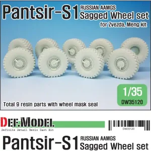 Promotion Saisonnière DEF Model DW35120 Russian Pantsir S-1 Sagged wheel set ( for Zvezda/Meng/Trumpeter 1/35)
