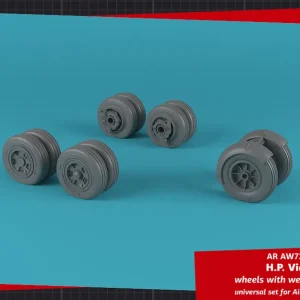 Commande En Gros Armory Models Group AW72420 Handley-Page "Victor" wheels w/ weighted tires