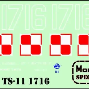 Nouveauté Model Maker Decals SD482010 TS-11 Iskra 1716
