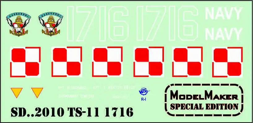 Nouveauté Model Maker Decals SD482010 TS-11 Iskra 1716