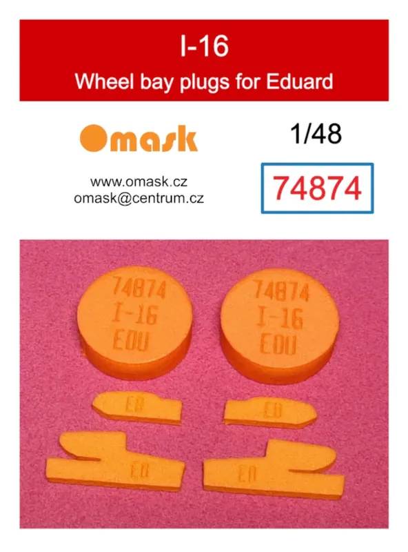 Usine Directe Omask 74874 I-16 Wheel Bay Plugs (For Eduard)