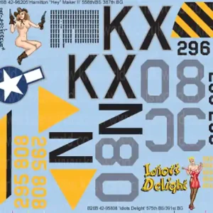 Expédié Aujourd'hui Kits World 172062 Martin B-26 B Marauder (Hamilton ‘Hey‘ and ‘Idiot‘s Delight‘)