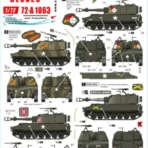 Acheter En Ligne Star-Decals 72-A1063 Big Guns in Vietnam. US M108 and M109 SP Guns.