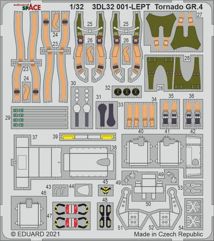 Expédié Aujourd'hui Eduard 3DL32001 Tornado GR.4 Space Italeri
