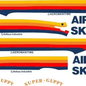 BSmodelle 144279_2 Aero Spacelines Super Gupp - No.2 Airbus Industrie Decal Prix Réduit