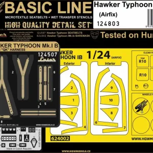 HGW Models 124803 Hawker Typhoon Mk.Ib - Basic Line (for Airfix kits) Meilleur Choix