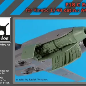 Black Dog A48112 F-18 C engine for Kinetic Prix Cassé