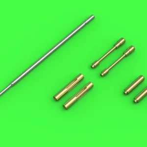Master AM-32-125 F4F-3 Wildcat EARLY (pre-war) - .50 Browning gun barrels with oblong holes & early Pitot Tube Meilleur Choix