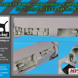 Black Dog A32010 A-7 Corsair II Radar, Electronics And Wheel Bays (For Trumpeter) Certifié