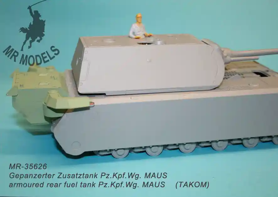 MR Modellbau 35626 Armoured rear fuel tank Pz.Kpf.Wg. MAUS Prix Réduit