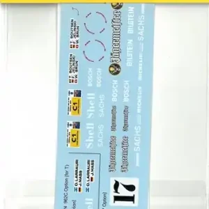Bon Marché Tabu Design 24098 Porsche 962C - Jagermeister Option Decals (for Tamiya Kits)