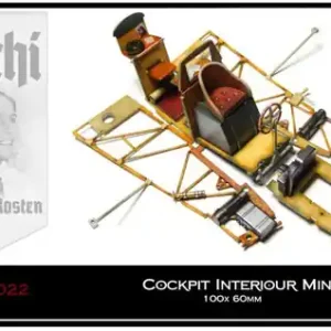 Offre Limitée USCHI VAN DER ROSTEN 1022 Cockpit Interiour Mini Decals
