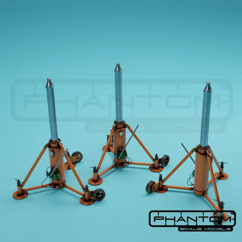 Phantom Scale Models 2023-03-L32 Hydraulic Service Lifts MA40 - MiG / SU Offre Du Jour
